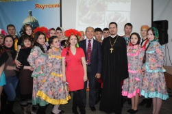 Священник поздравил студентов с Масленицей