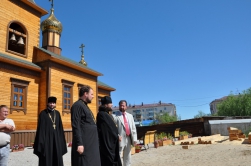 При монашеской общине Спасского храма в Якутске возводится келейный корпус