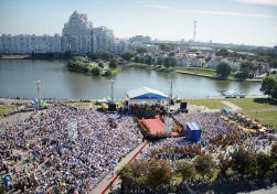 Епископ Роман принял участие в богослужении и праздничных мероприятиях в столице Белоруссии