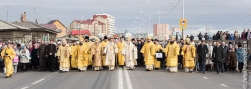 В день памяти святителя Иннокентия в Якутске прошел крестный ход с Почаевской иконой Пресвятой Богородицы