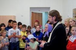 «Маленький храм»: Ко Дню защиты детей в детском доме-интернате освящена молитвенная комната в честь преподобного Сергия