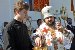 В день памяти святых Первоверховных апостолов Петра и Павла якутский архипастырь молился в селе Петропавловск Усть-Майского улуса