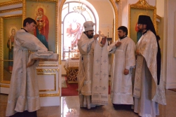 В Лазареву субботу епископ Роман совершил диаконскую и иерейскую хиротонии