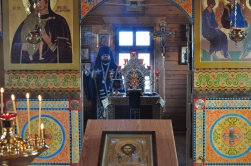 Епископ Роман совершил уставное богослужение в Спасском монастыре