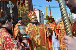 Архиерейское богослужение в Жатае