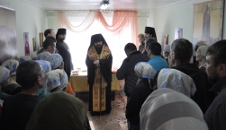 В Светлый вторник епископ Роман посетил хоспис и реабилитационный центр в Кангалассах