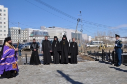 Якутский архипастырь помолился о сотрудниках МЧС, погибших при исполнении служебного долга