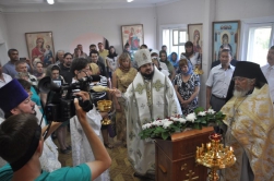 В центре военно-патриотического воспитания МРТК освящен храм