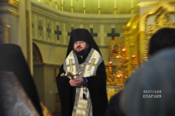 Делегация из Якутской епархии во главе с архипастырем участвует в торжествах в Магадане