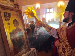 В Преображенский собор принесена  икона святого мученика Уара