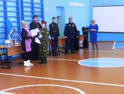 Священник принял участие в посвящении кадетов и конкурсе строя и песни
