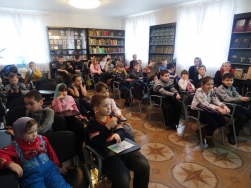 В воскресной школе Казанского храма в Нерюнгри прошел урок, посвященный Дню защитника Отечества