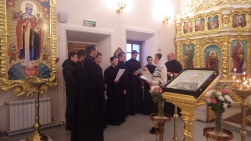Делегаты V Православного съезда молодежи Якутии помолились в Никольском храме Вилюйска