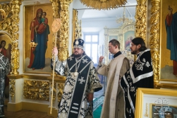 Архиепископ Роман совершил первую Литургию Преждеосвященных Даров в Великом посту