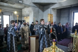 В храме Архангела Михаила в Мархе впервые совершена Литургия Преждеосвященных Даров