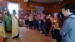 Знакомство школьников села Хатассы со святителем Николаем.