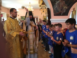 Юные казаки молились в Преображенском кафедральном соборе Якутска