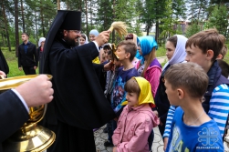 Третья смена летнего православного центра отдыха для детей открылась при Казанском храме г. Нерюнгри