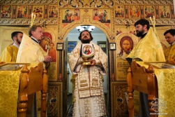 Владыка Роман возглавил праздничную Божественную литургию в Ильинском храме Томмота