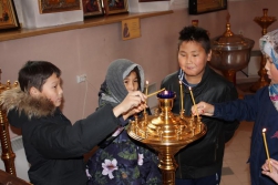 Учащиеся Убоянской школы в Нюрбе посетили храм