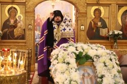Архиепископ Роман совершил Всенощное бдение в канун праздника Покрова Пресвятой Богородицы