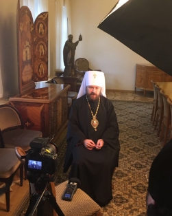 Митрополит Волоколамский Иларион принял участие в подготовке фильма о первом якутском архиерее