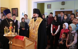 Состоялся визит архиепископа Романа в Намский улус
