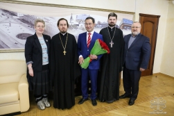 Якутский архипастырь поздравил главу города Якутска с юбилеем со дня рождения