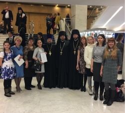 Делегация Якутской епархии с архиереем во главе принимает участие в юбилейных Рождественских чтениях в Москве